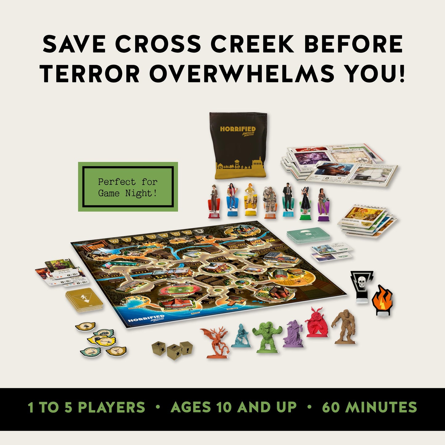 Ravensburger Horrified Games American Monsters Strategy Board Game