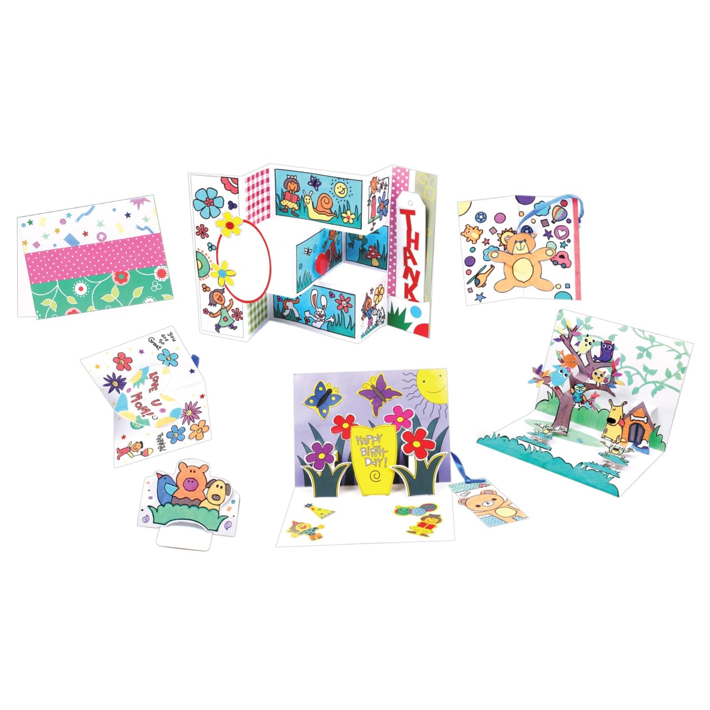 Handycrafts Funskool Pop Up Greeting Cards Making Kit