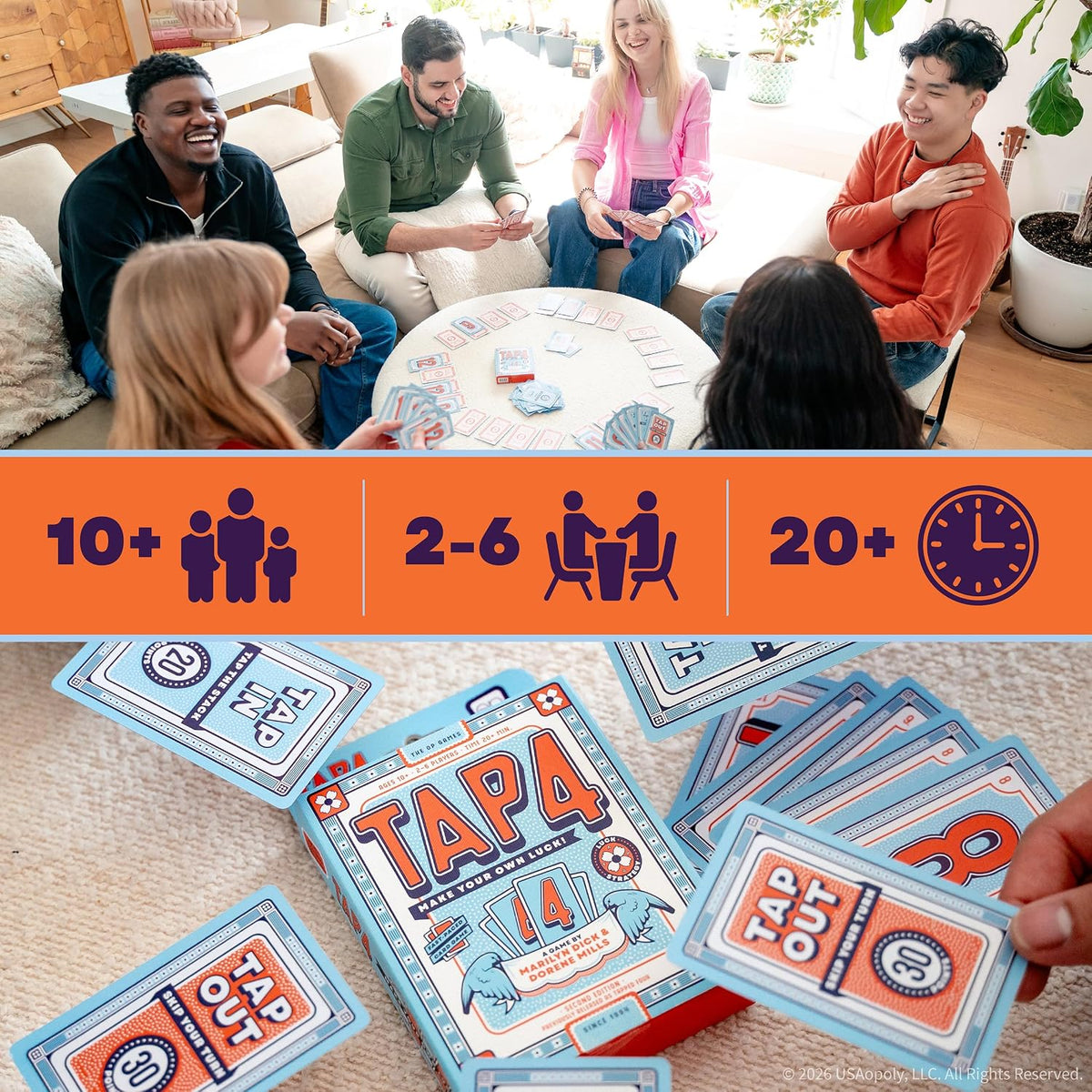 Tap 4 Card Game