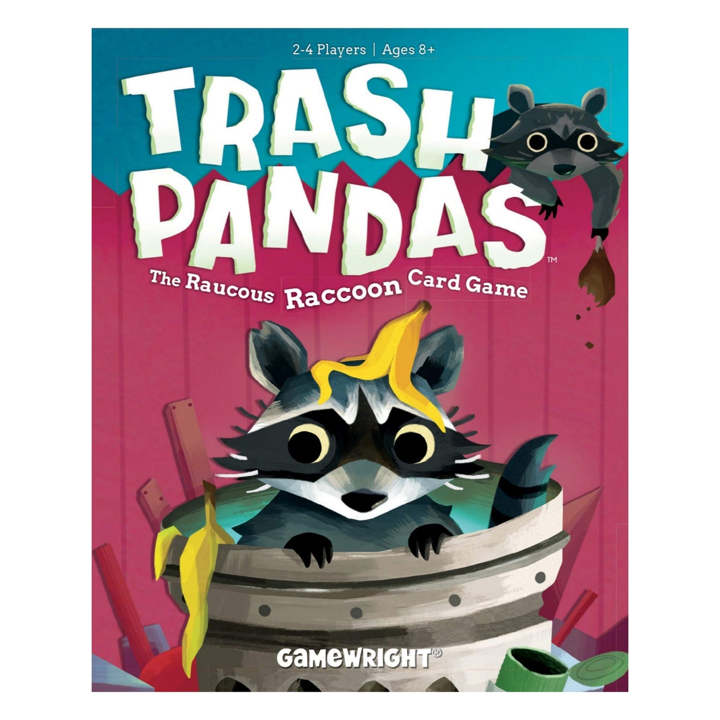 Trash Pandas - The Raucous Raccoon Push Your Luck Card Game