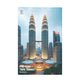 Ratna's Petronas Twin Towers Malaysia 500 Pieces Jumbo Floor Jigsaw Puzzle (Size: 98 cm * 67 cm)
