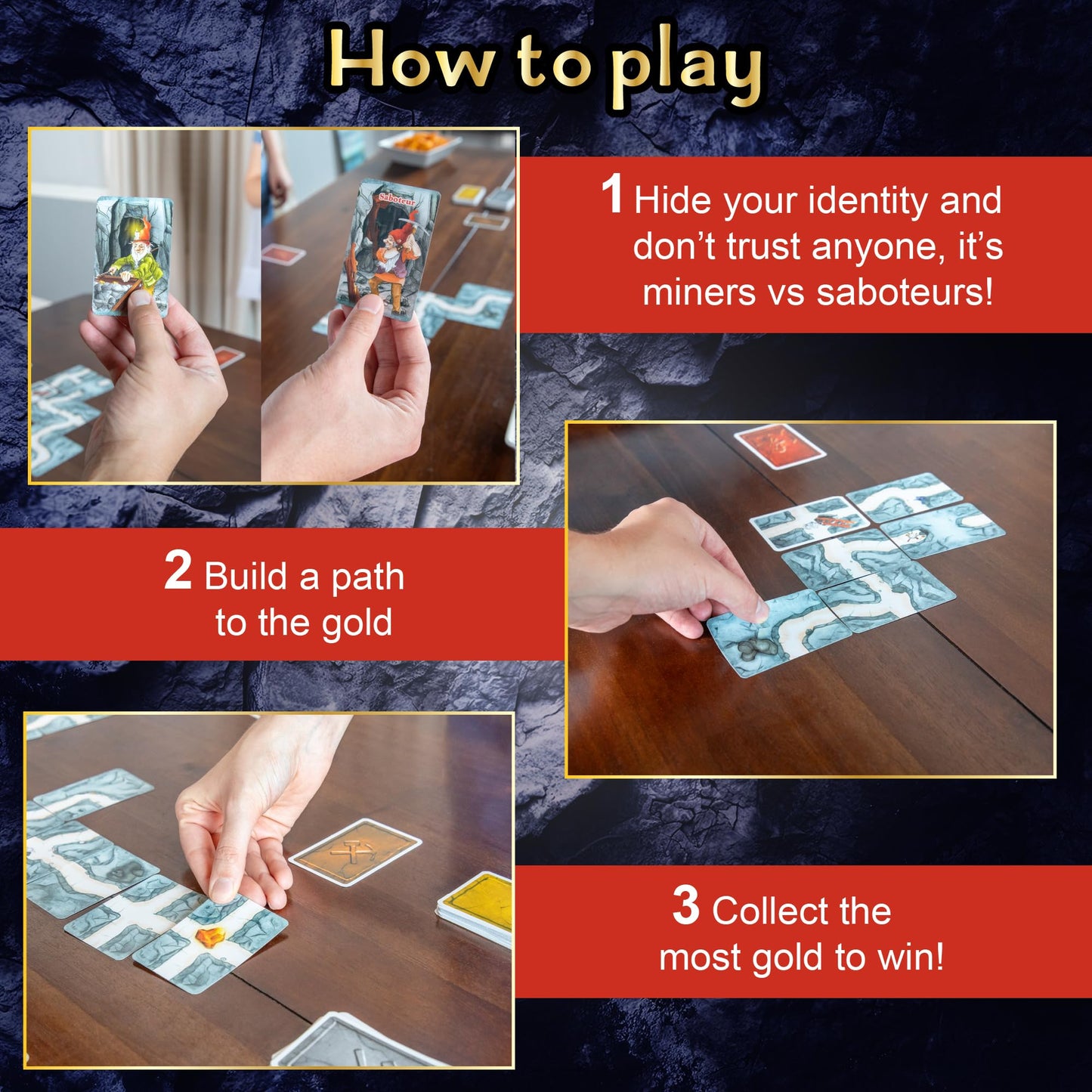 Saboteur Strategy Card Game