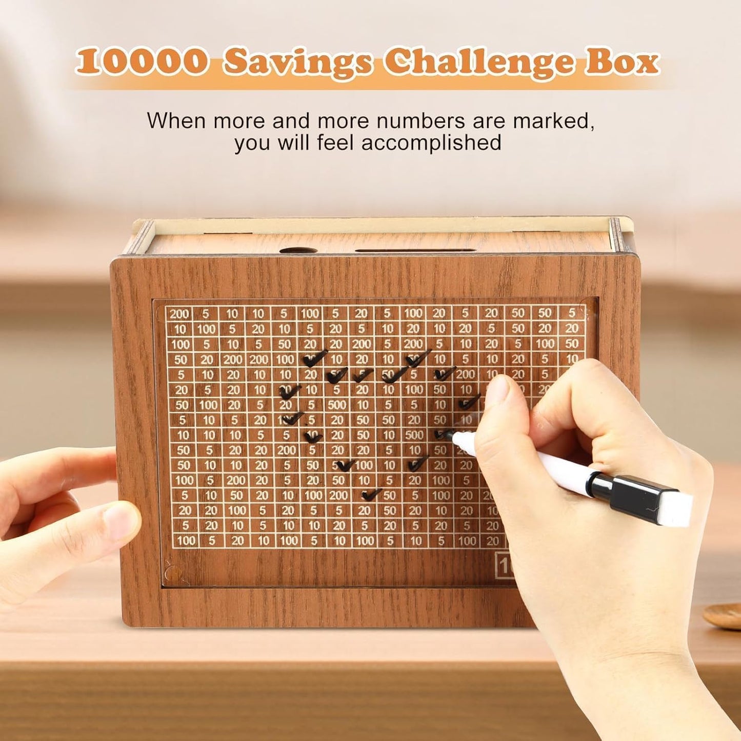Wooden Money Saving Box