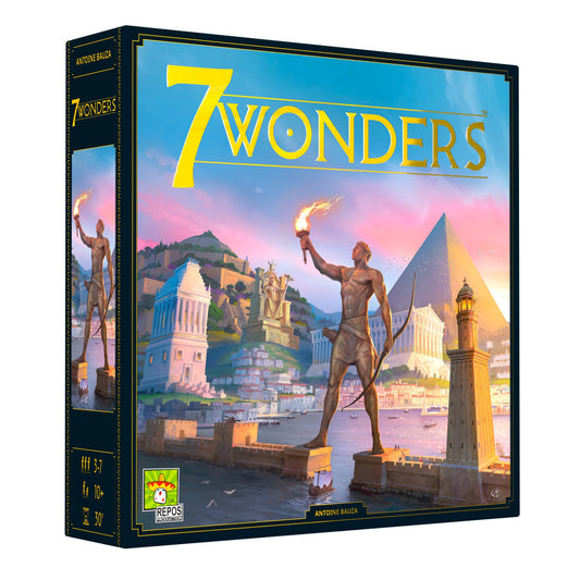 Repos Production Asmodee 7 Wonders Board Game - Lead Your Civilization to Prosperity New Edition
