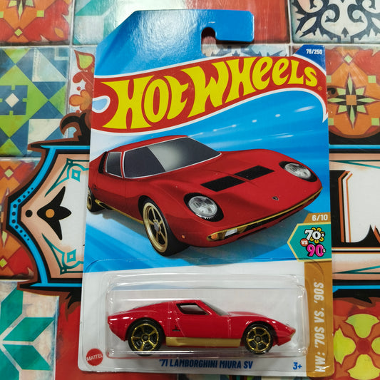 Hot Wheels '71 Lamborghini Miura SV