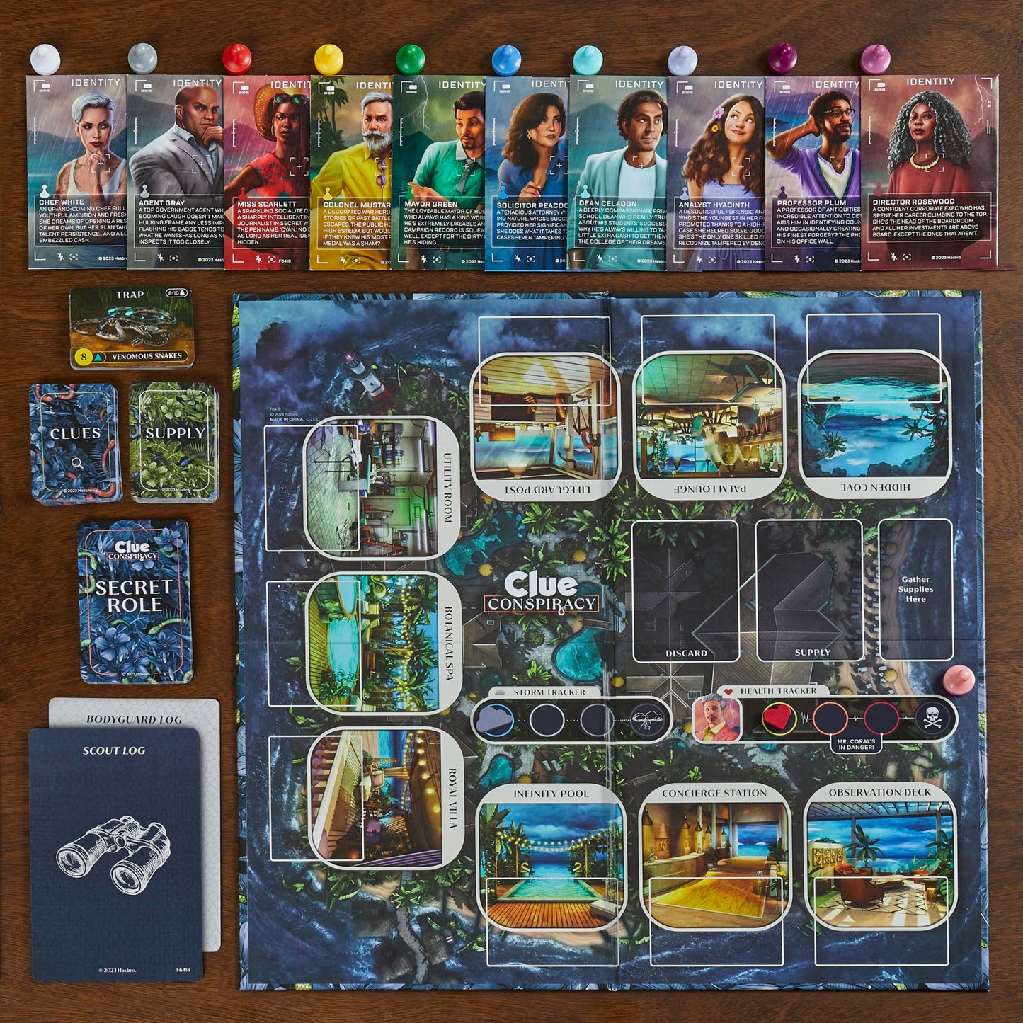 Hasbro Gaming Clue Conspiracy Board Game