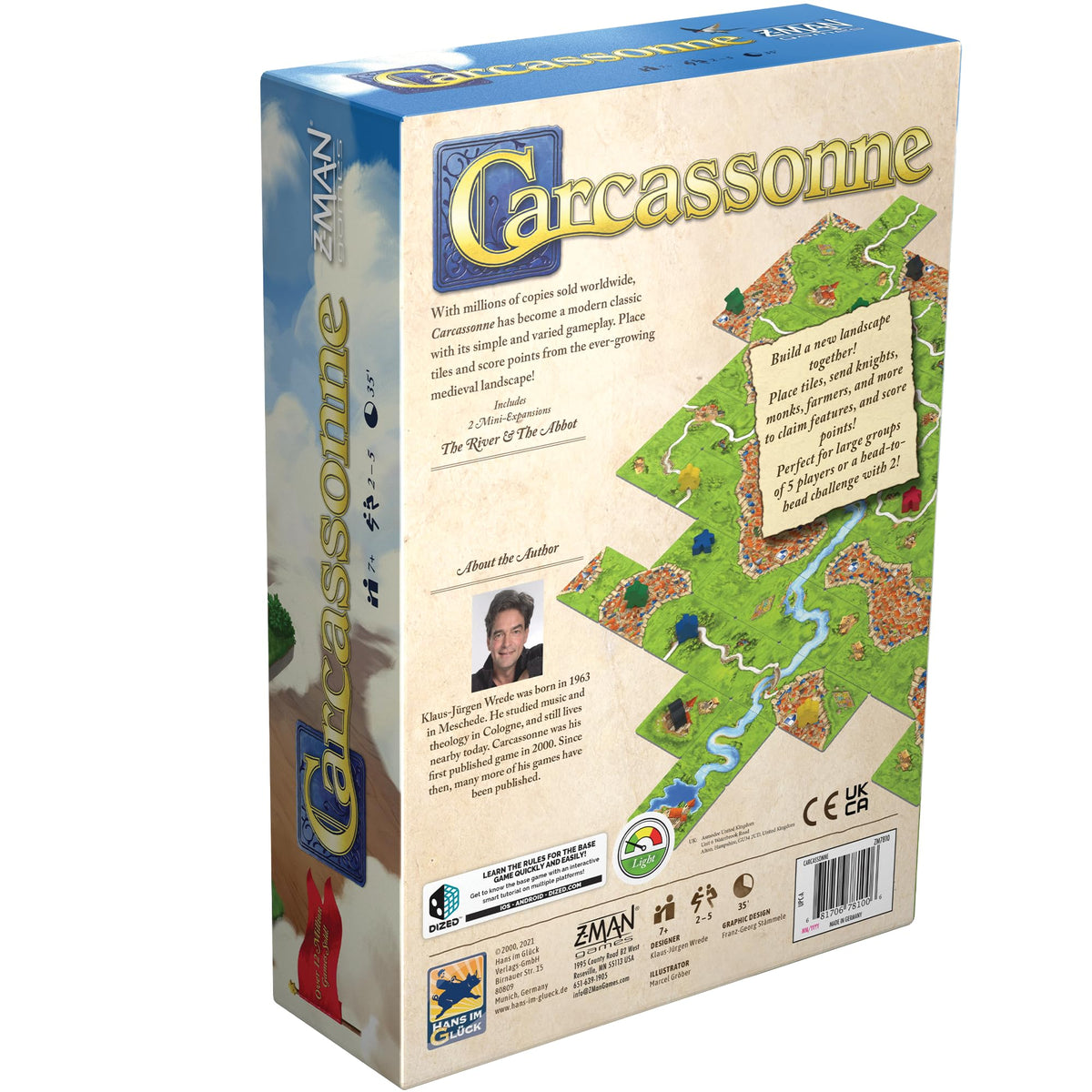 Carcassonne Tile Placement Strategy Board Game