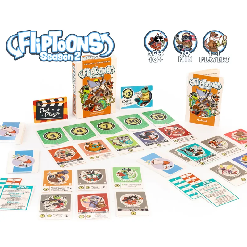 Fliptoons Season 2 Card Game