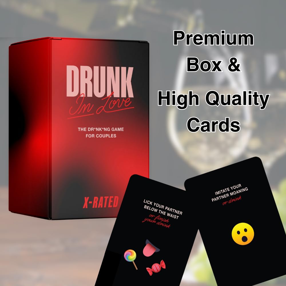 Drunk in Love Couples Drinking Card Game