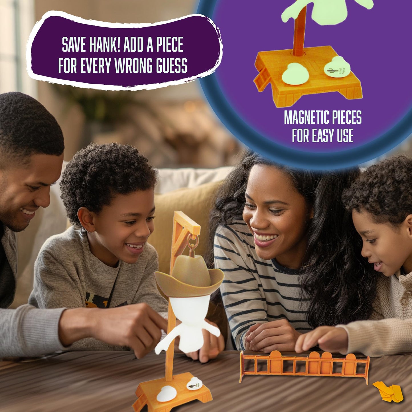 Fotorama Hankman Glow Magnetic Hangman Word Guessing Game