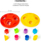 Ratna's Baby's Stack & Sort 2-in-1 Educational Toy with Train Stacker, Nesting, Stacking, Pull Along & Shape Sorting Toy for Kids 1+ Years