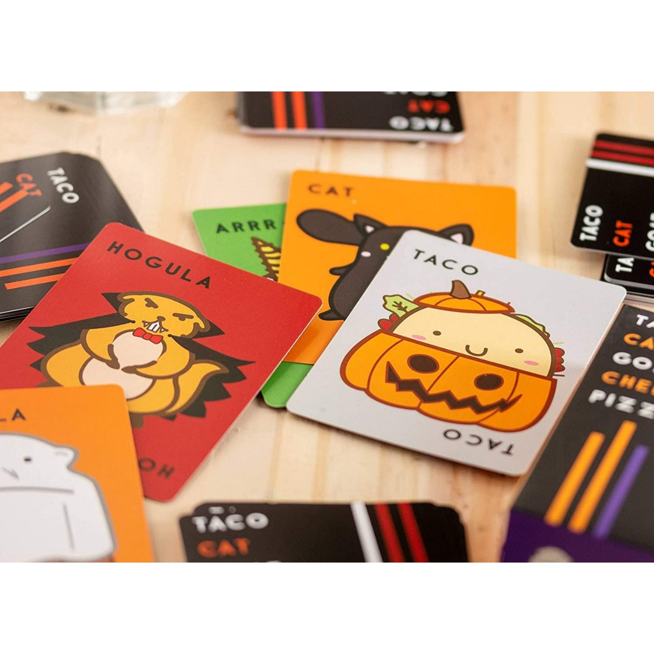Taco Cat Goat Cheese Pizza Halloween Edition Wildly Spooky Card Game