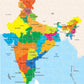 Play & Learn Funskool India Map Jigsaw Puzzle Game for Kids 104 Pieces