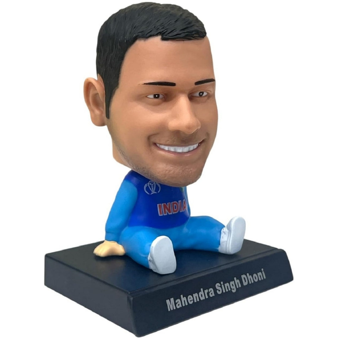 Mahendra Singh Dhoni Bobblehead With Mobile Stand