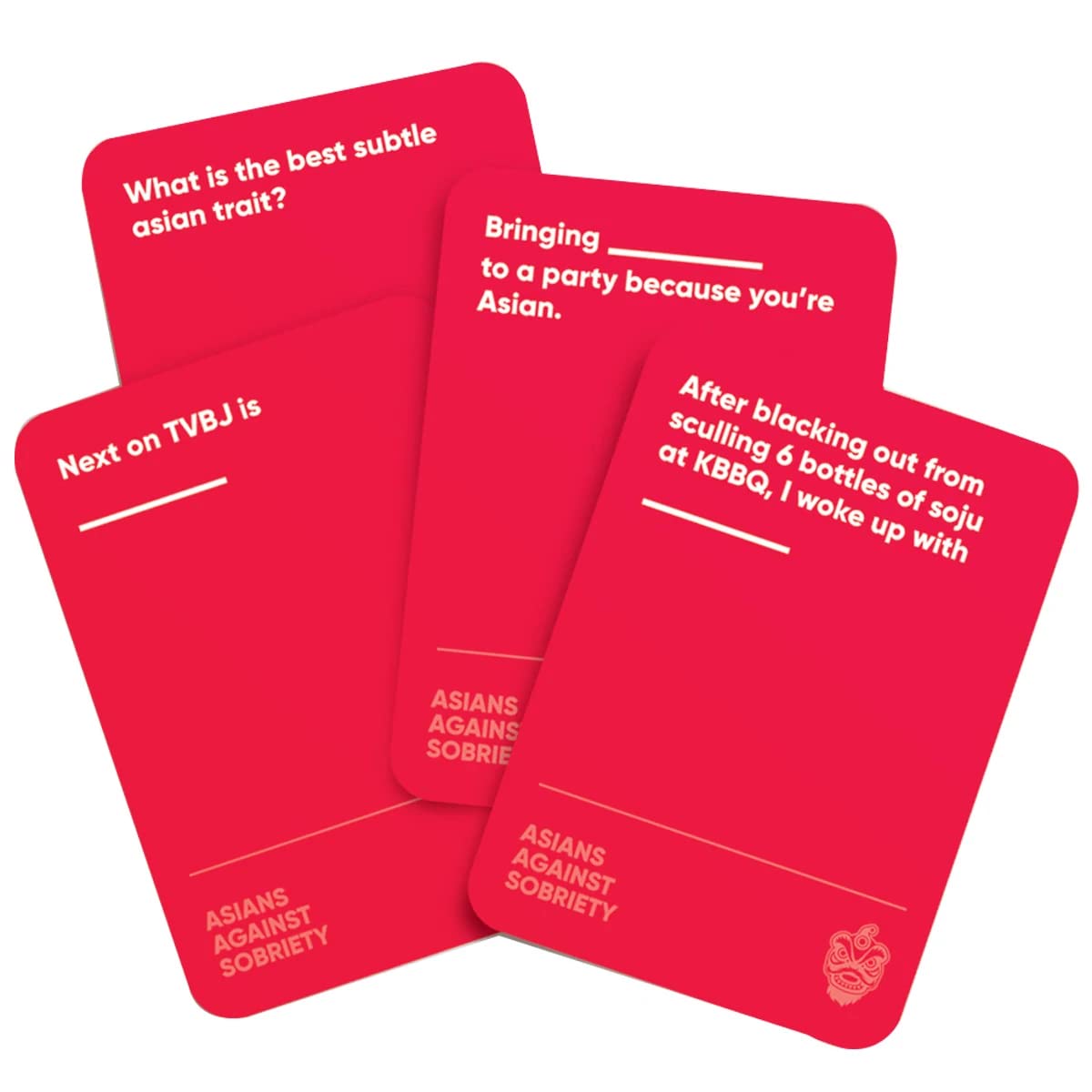 Asians Against Sobriety A Party Game for B-Grade Asians