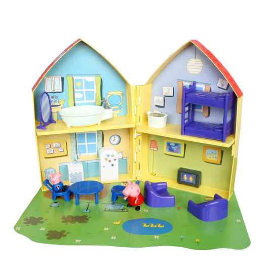 PEPPA PIG Family House Playset Includes Peppa's and George Figures House Set and Other Fun Accessories
