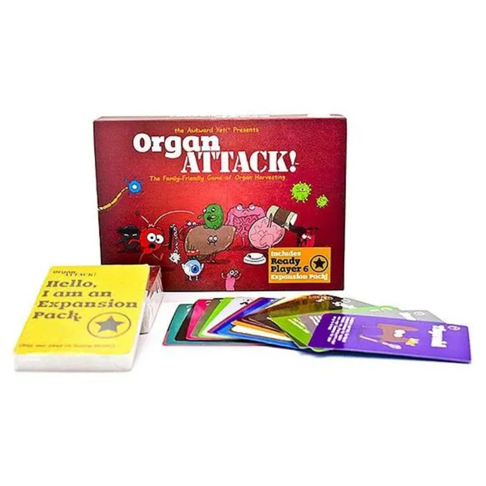 Awkward Yeti Organ Attack Card Game