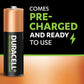 Duracell Rechargeable AA 1300mAh Battery Pack of 4