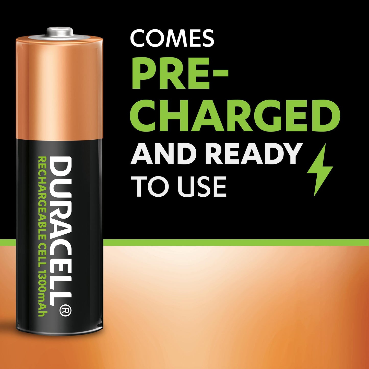 Duracell Rechargeable AA 1300mAh Battery Pack of 4
