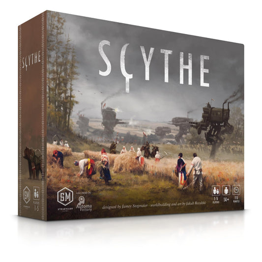 Stonemaier Games Scythe - an Engine Building Area Control Strategy Board Game