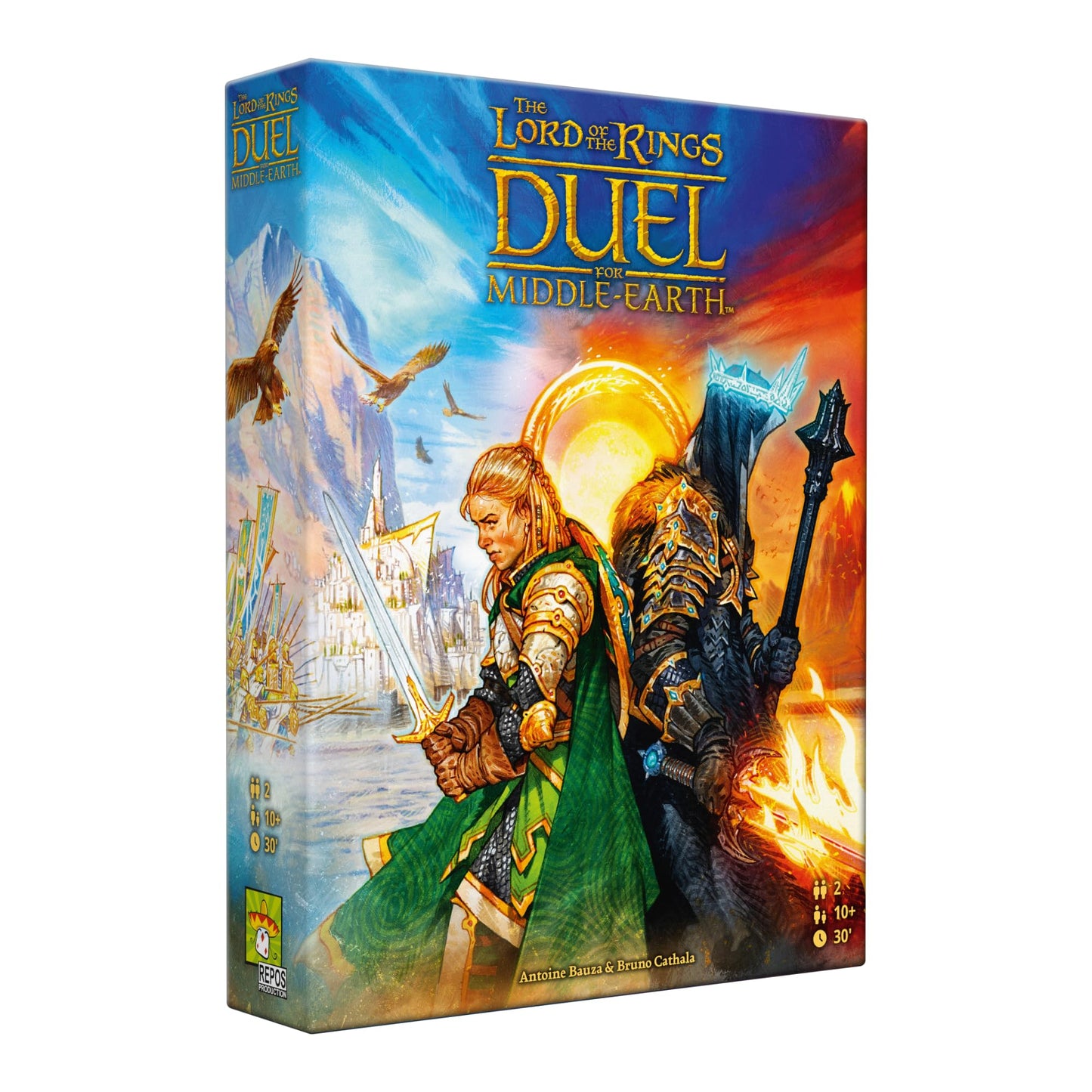 Asmodee The Lord of The Rings Duel for Middle Earth Board Game
