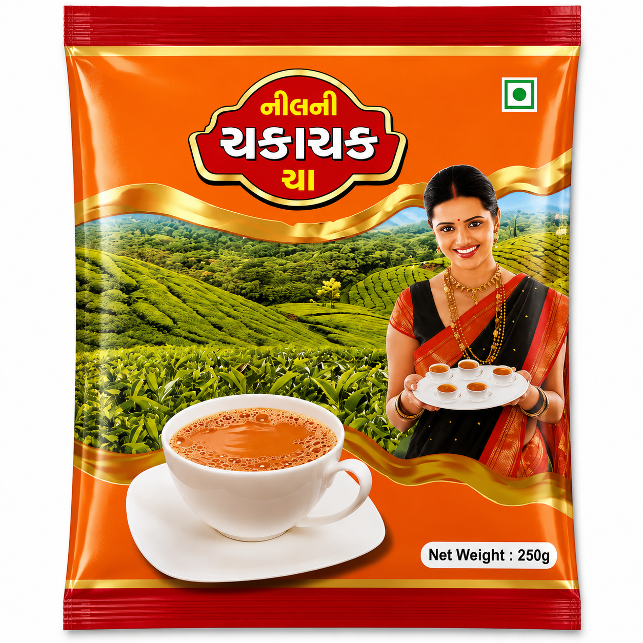 Neel Ni Chakayak Premium Tea 250g Strong & Refreshing CTC Tea