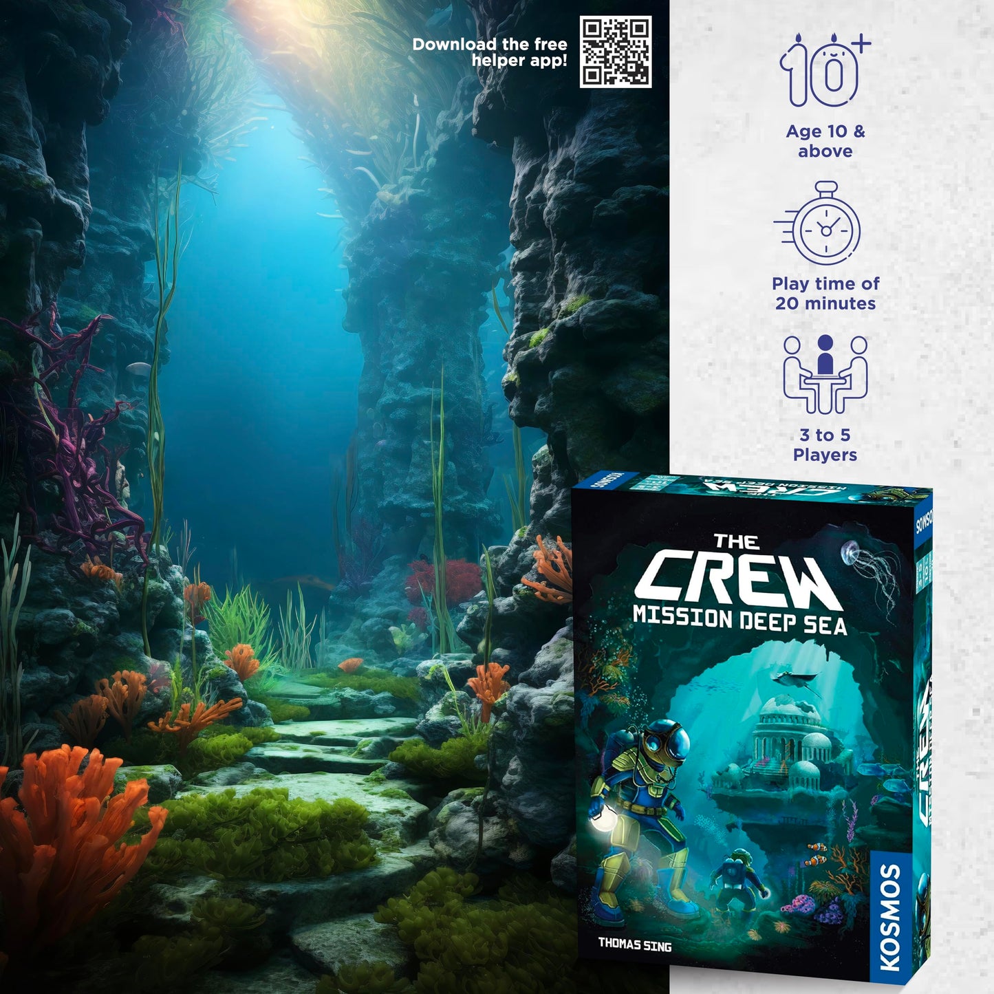 Thames & Kosmos The Crew  Mission Deep Sea Card Game