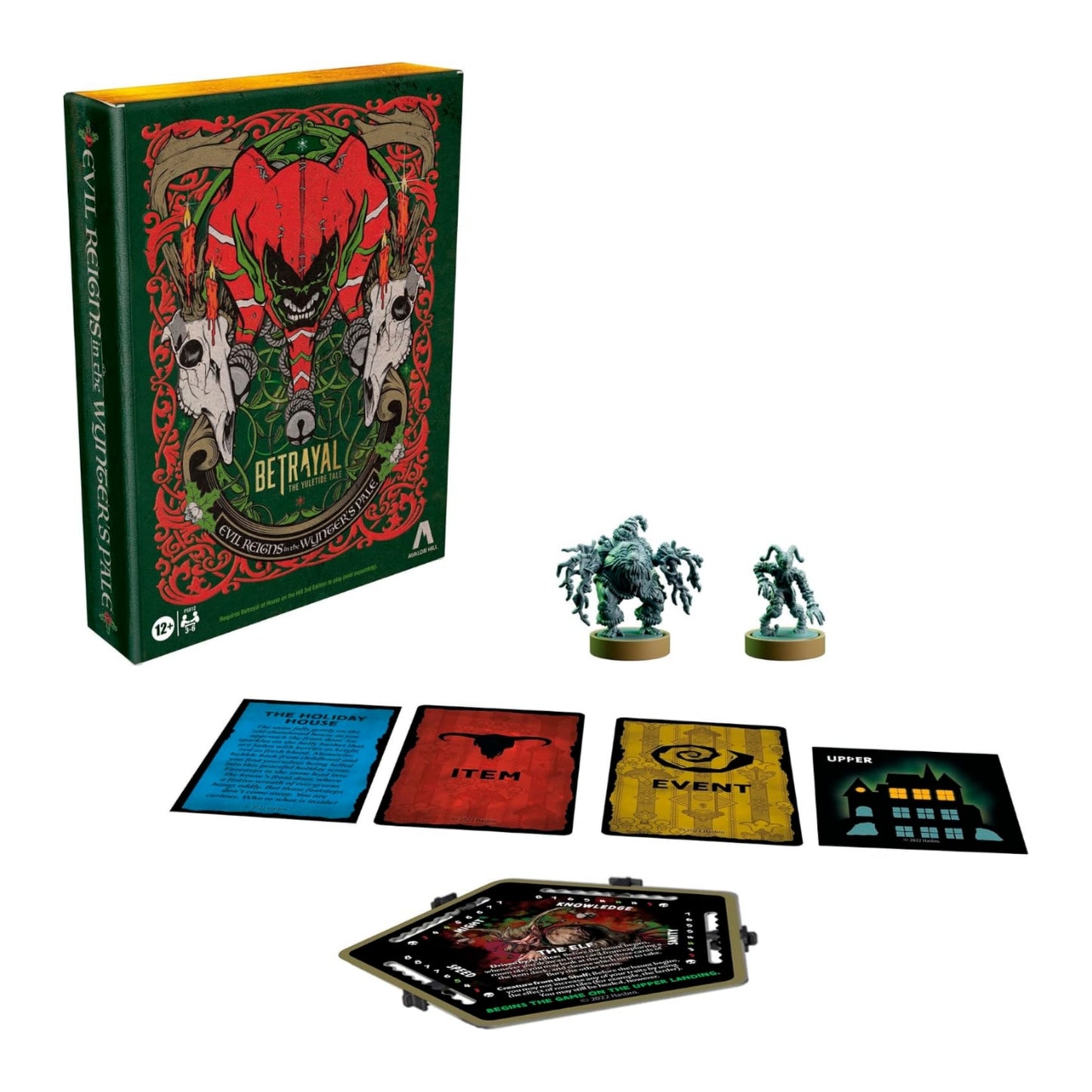 Avalon Hill Betrayal Evil Reigns in The Wynter's Pale The Yuletide Tale Expansion Board Game