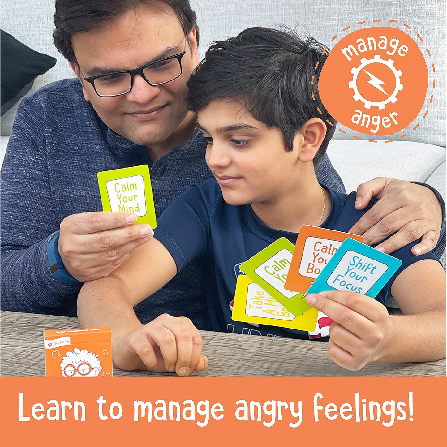 Open The Joy Anger Management Cards
