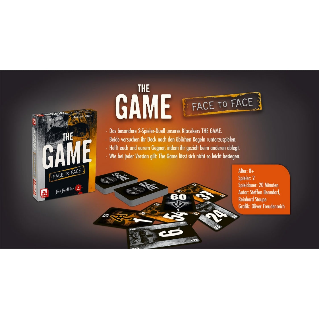 Pandasaurus Games The Game Face to Face Strategy Duel