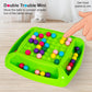 Ratna's Double Trouble Mini Rainbow Ball Game, 48 Colourful Balls, 6 Colours, Ages 5+, Board Game, Travel & Pocket Game for 2-4 Players