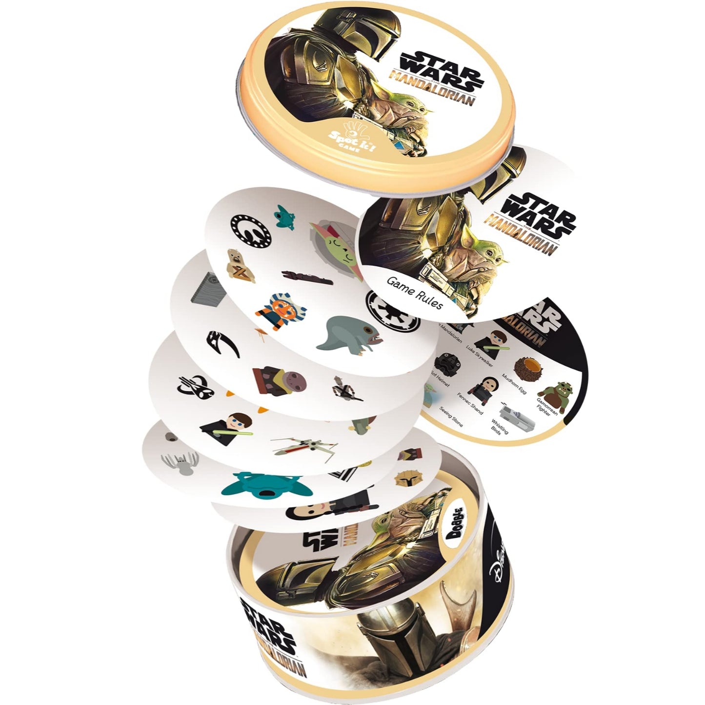 Spot it! Dobble Star Wars Mandalorian Card Game