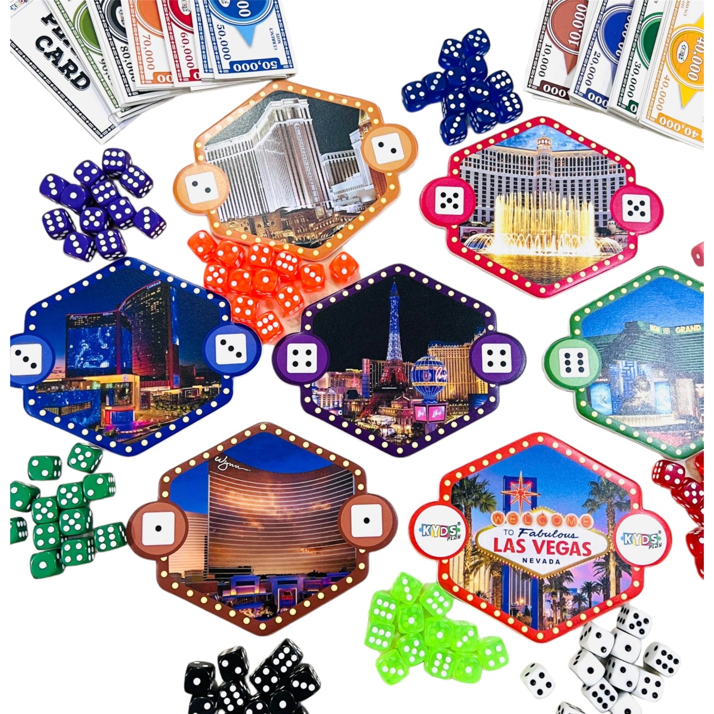 Vegas Dice Strategy Game Board Game