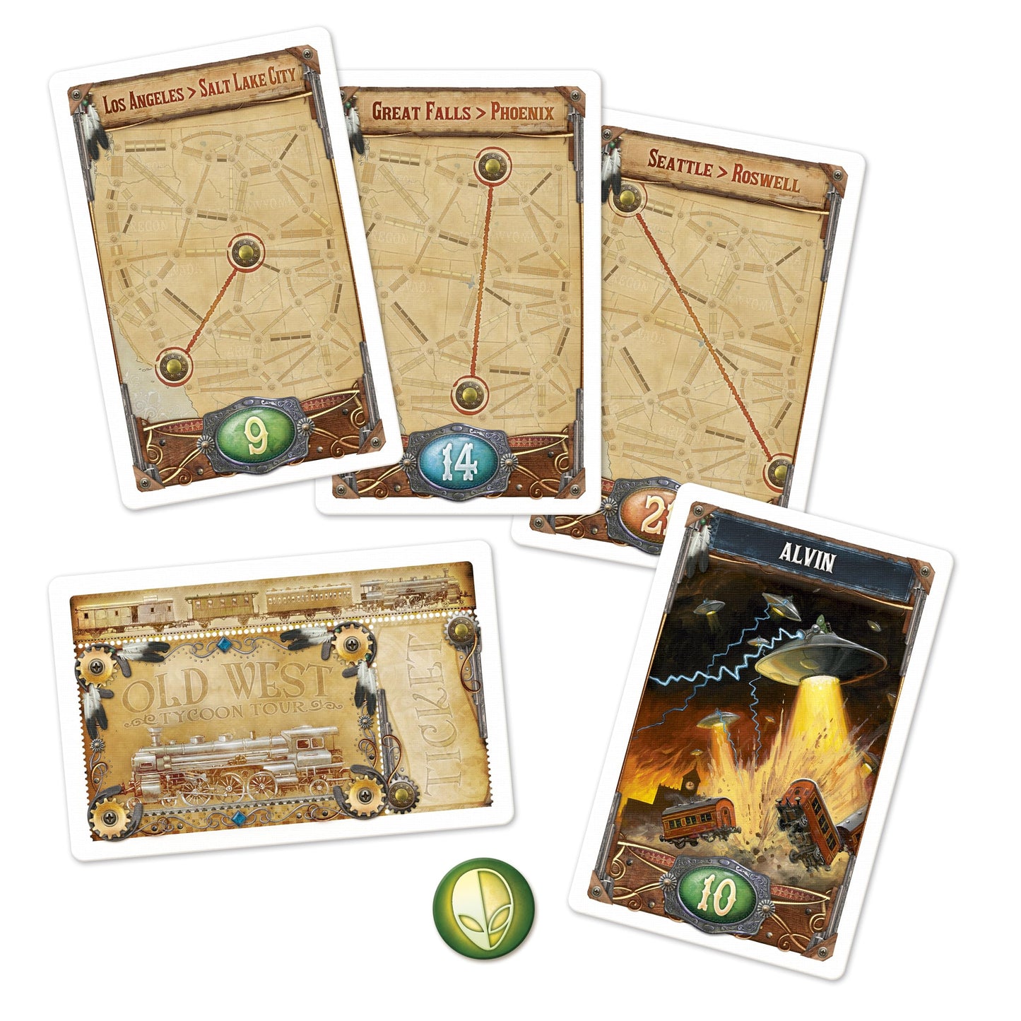 Asmodee Ticket to Ride France + Old West Board Game Expansion