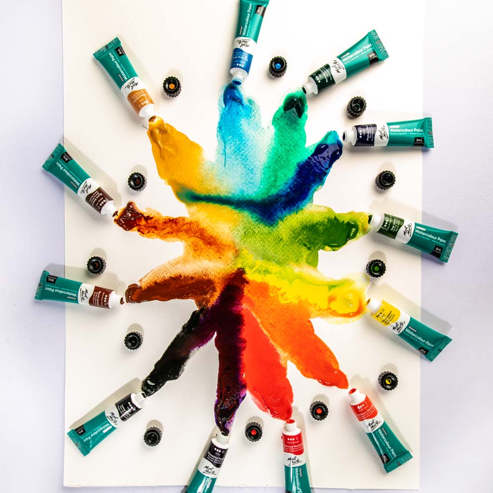 Mont Marte Watercolour Paints Premium 12pc x 8ml