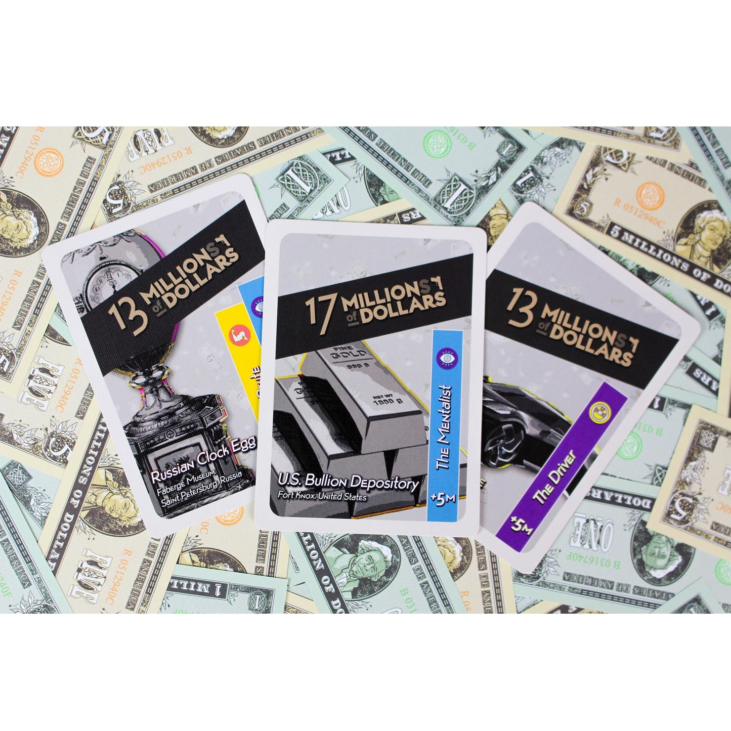 Millions of Dollars Board Game A Cutthroat Bluffing and Negotiation Strategy Game