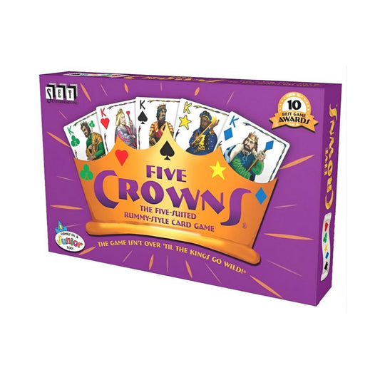 Five Crowns - The Game Isn't Over Until the Kings Go Wild! The 5 Suited Rummy Style Card Game