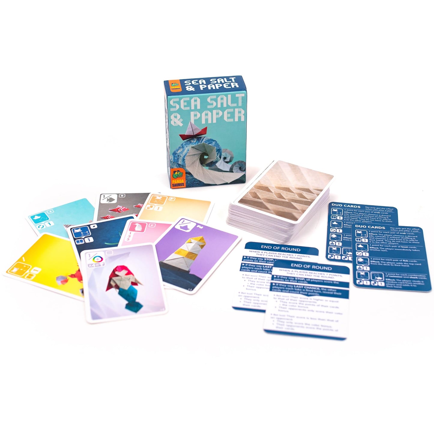 Pandasaurus Games Sea Salt and Paper Card Game including Extra Salt Extra Pepper