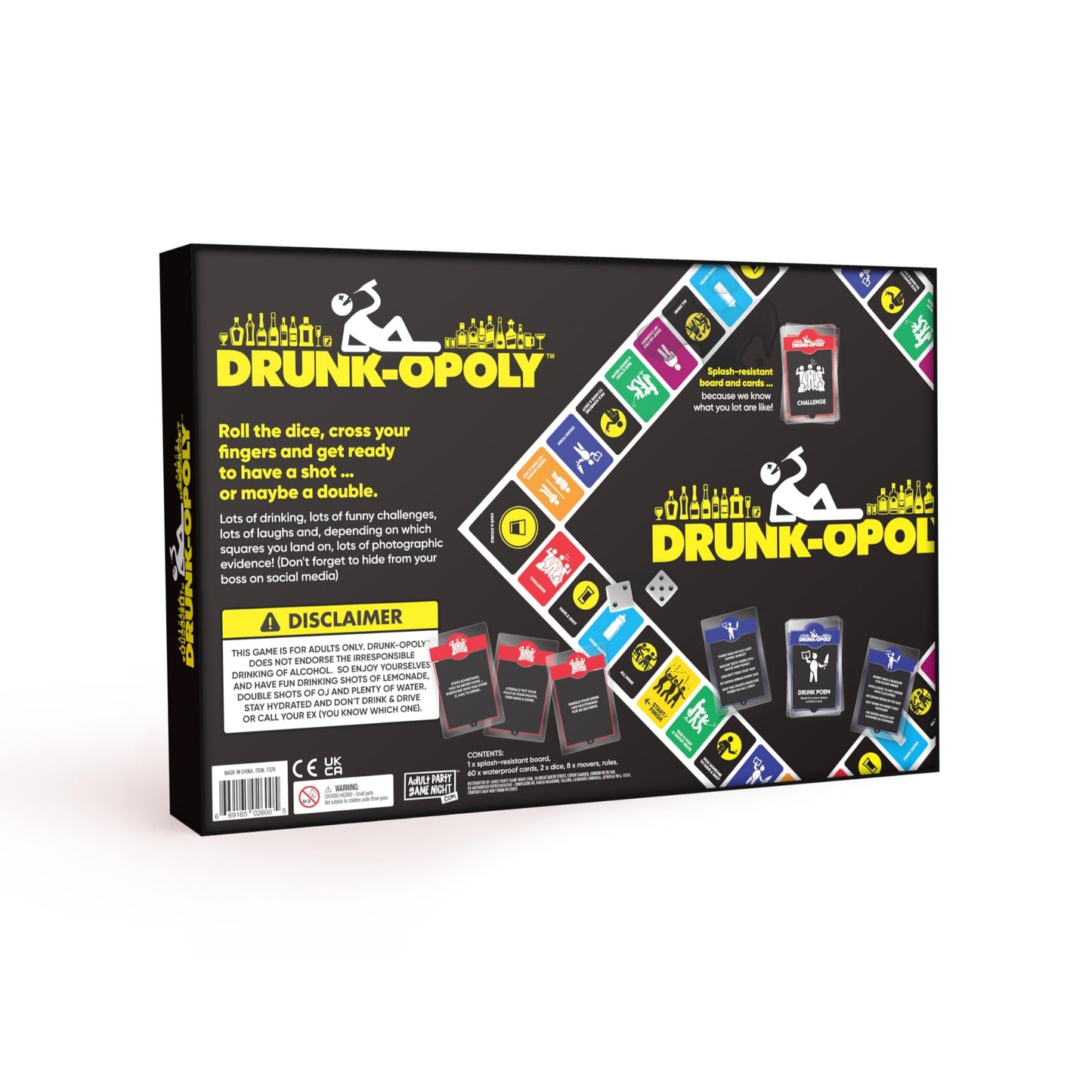 Drunk-opoly Party Board Games