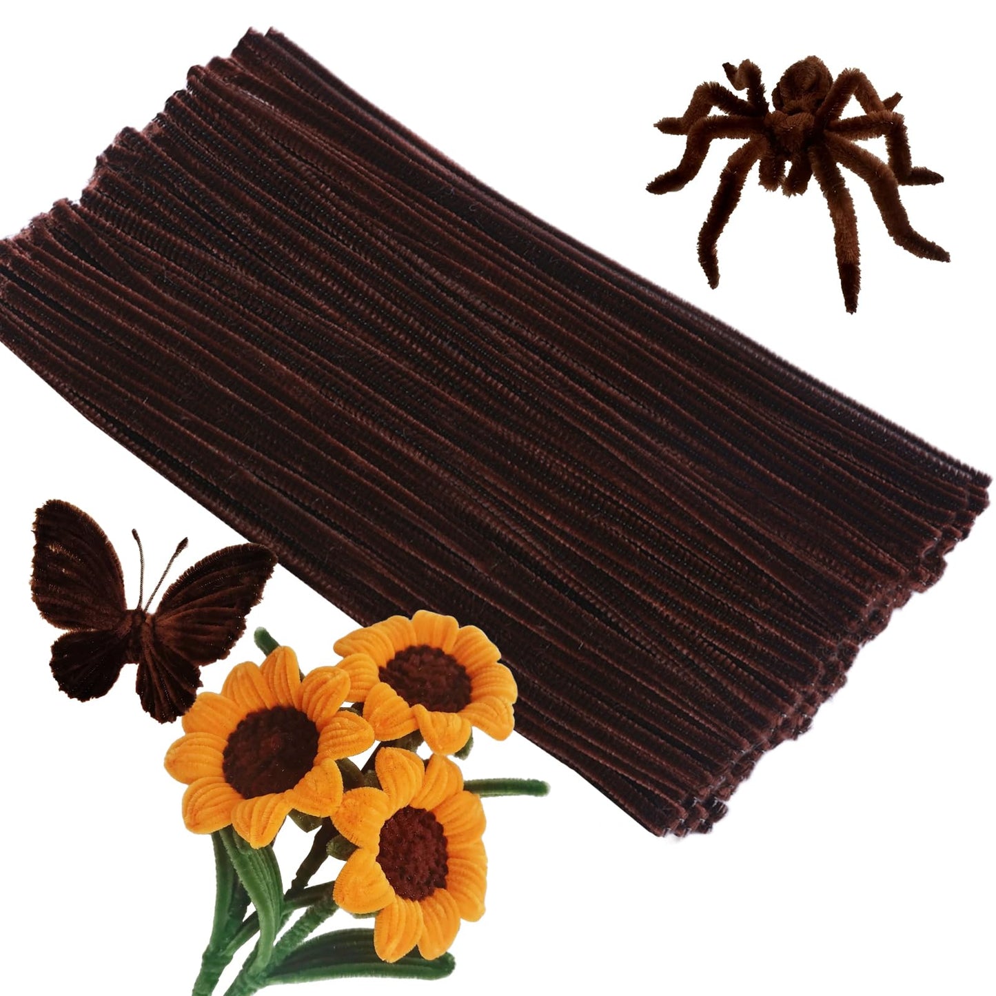 Pipe Cleaner Plain 100 Pc's Single Shades