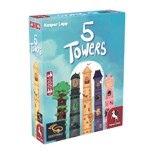 Pegasus Spiele 5 Towers Card Game