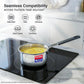Prestige 10cm/400ml Tri-Ply Stainless Steel Cute Sauce Pan Gas & Induction Compatible Even Heat Distribution Perma-Cool Handles Thick Gauge Life Time Warranty