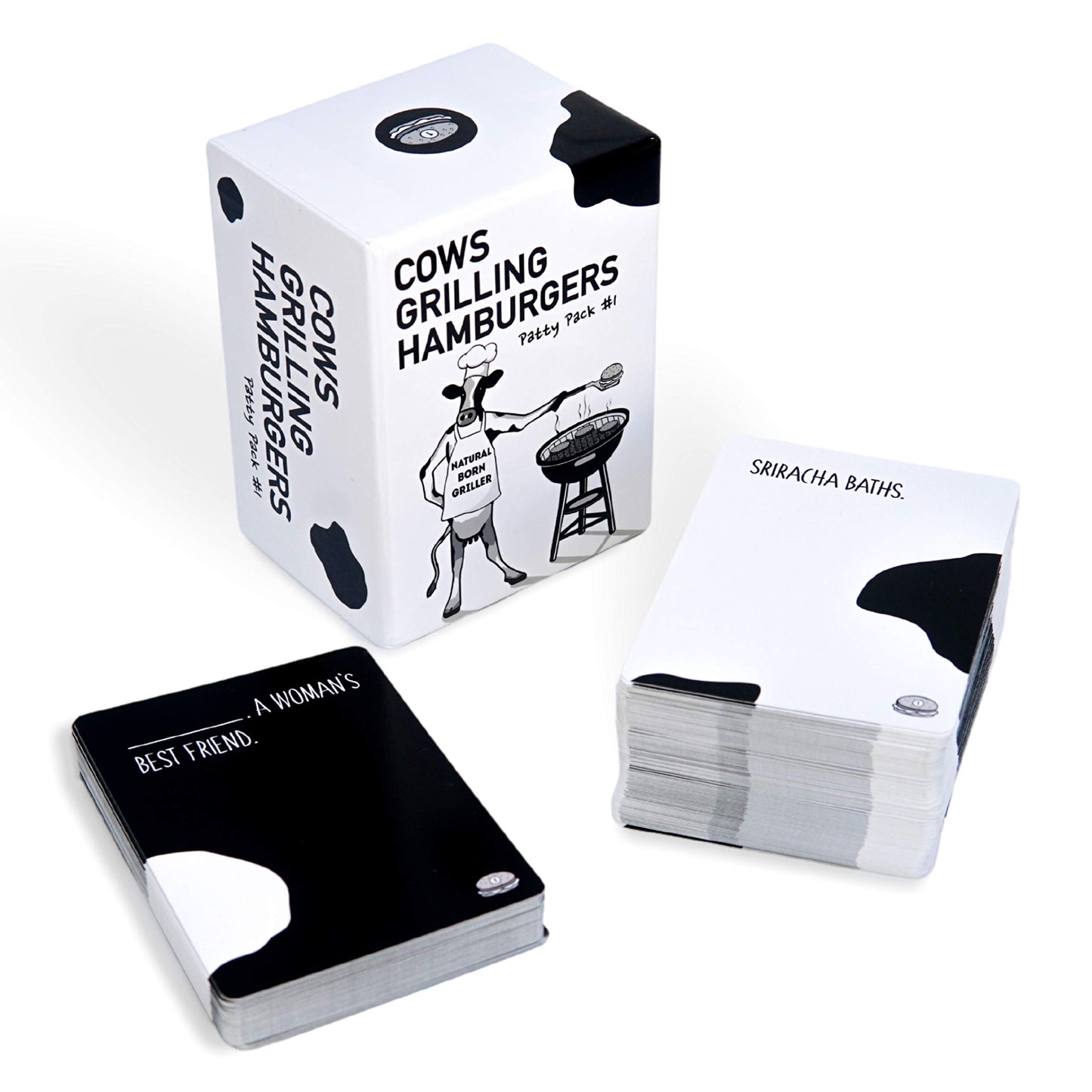 Cows Grilling Hamburgers Adult Party Card Game