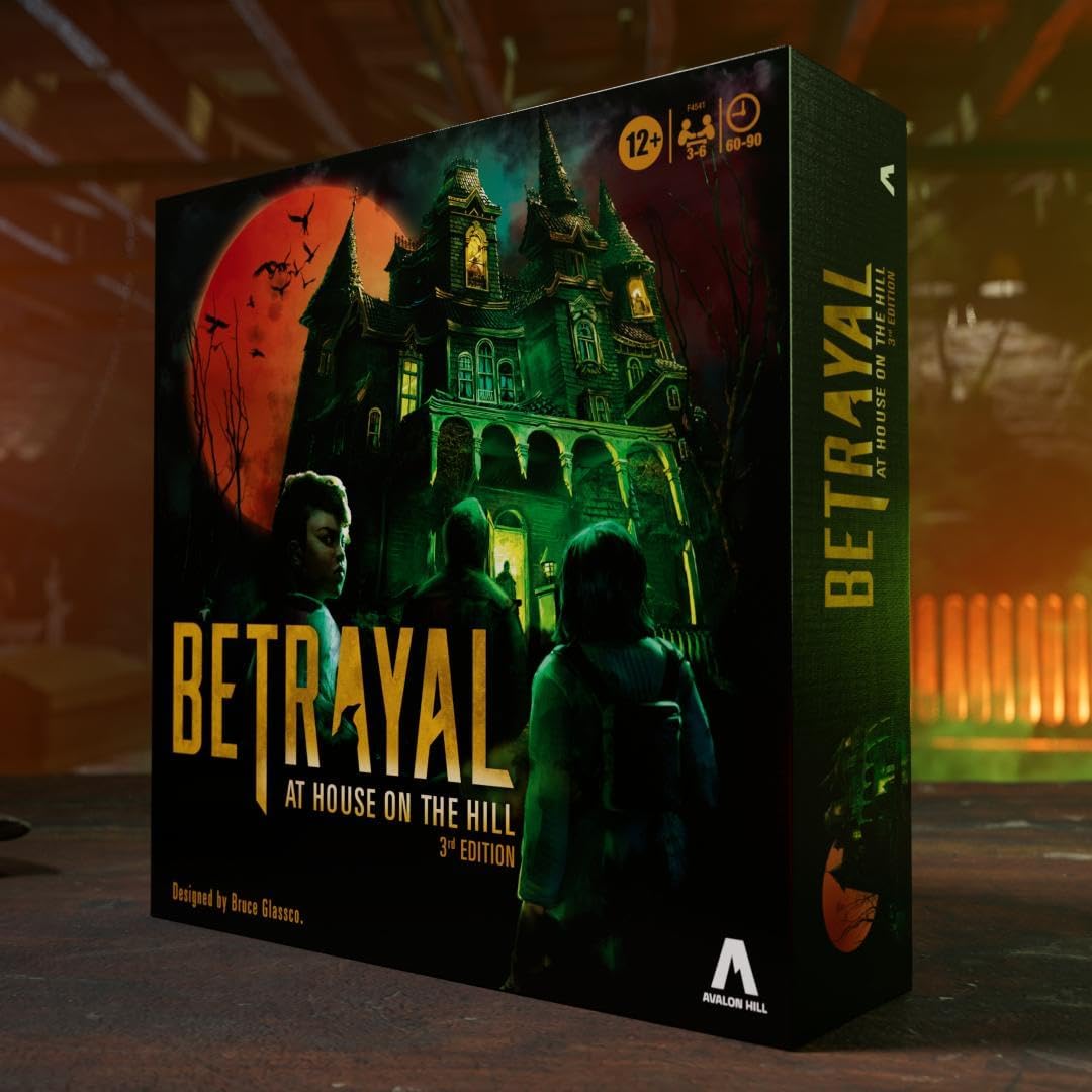 Avalon Hill Betrayal at The House on The Hill 3rd Edition Cooperative Board Game