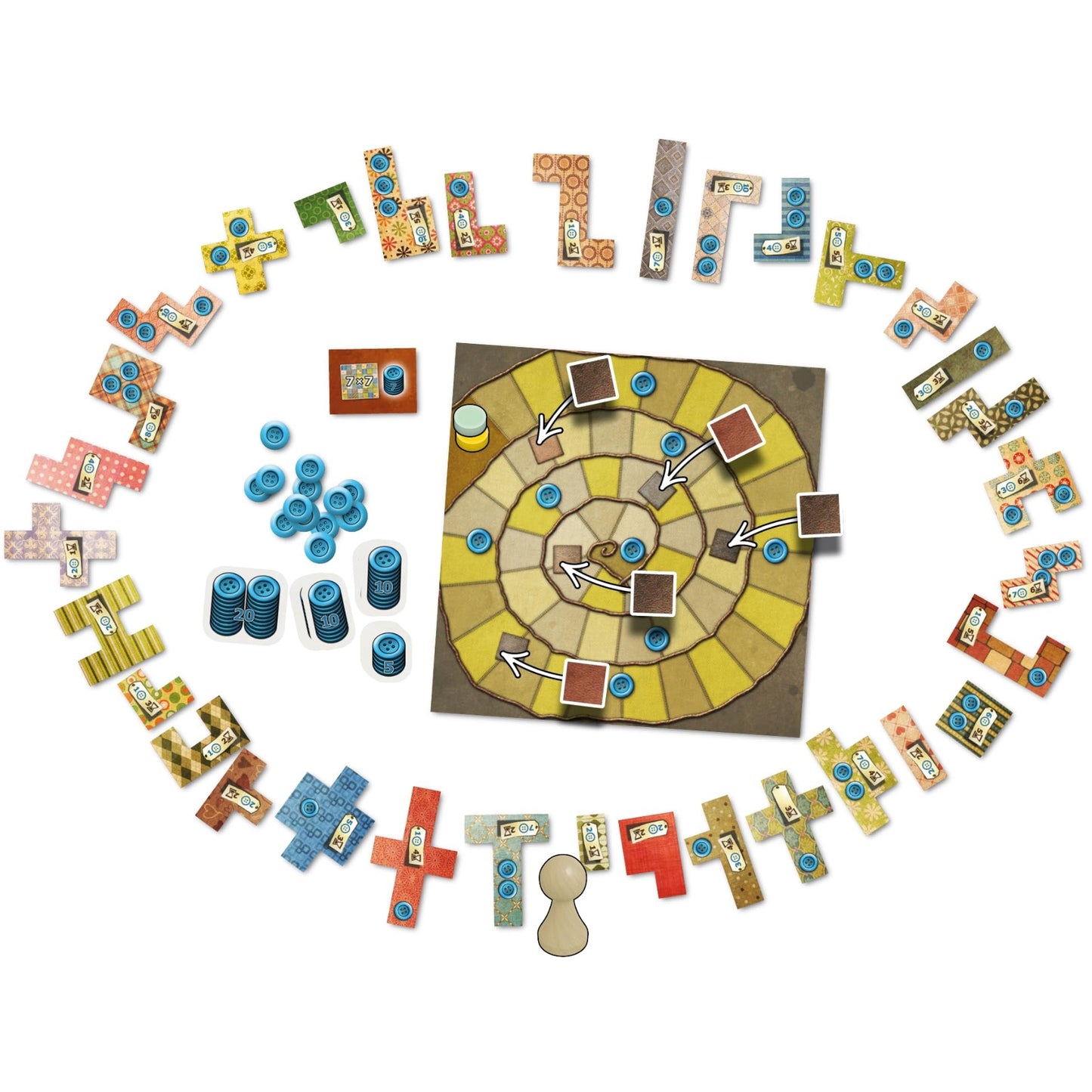 Patchwork Board Game A Two Player Quilting Strategy Game