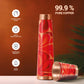 Milton Copper Eterna Diwali Gift Set (1 - Bottle 930 ml and 2-Tumbler 290 ml Each) Abstract Red Lacquer Coating Curved Bottle