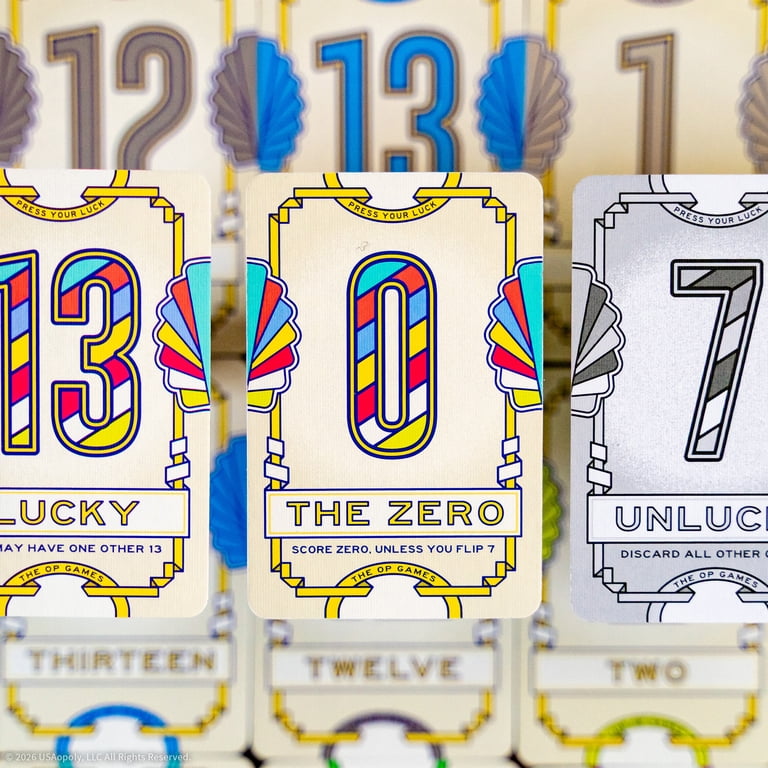Flip 7 With A Vengeance Card Game