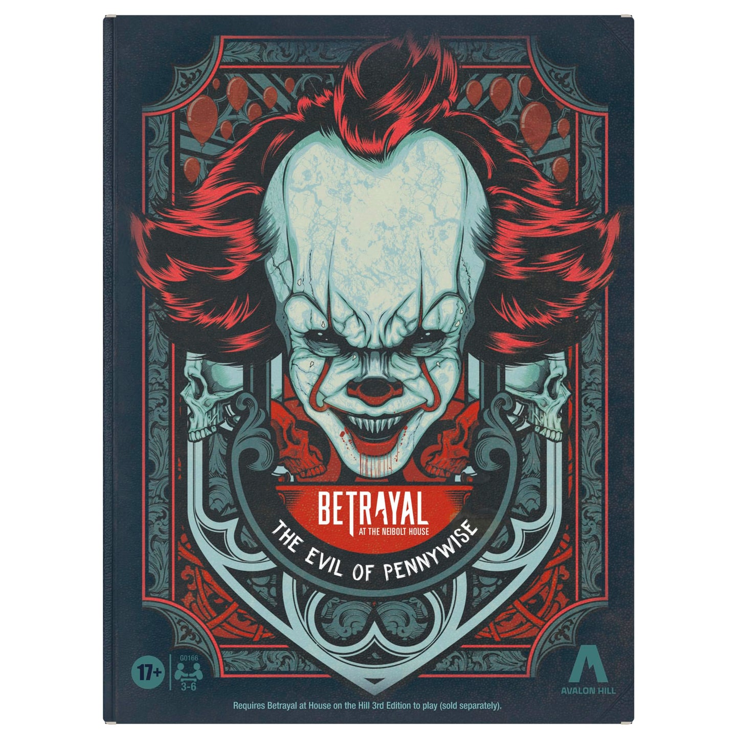 Avalon Hill Betrayal at the Neibolt House The Evil of Pennywise Expansion Board Game