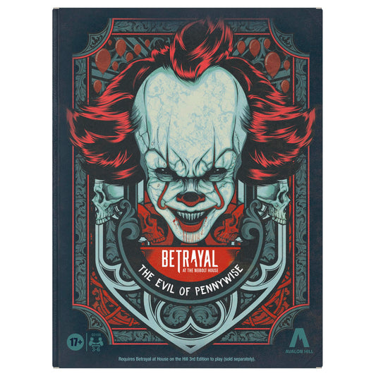 Avalon Hill Betrayal at the Neibolt House The Evil of Pennywise Expansion Board Game