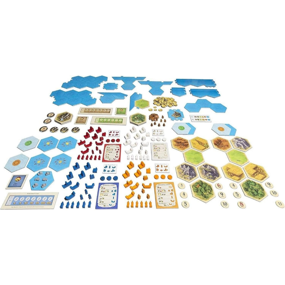 Catan Explorers & Pirates Board Game Expansion - Set Sail on Epic Adventures! Strategy Game Family Game for Ages 12+ 3-4 Players